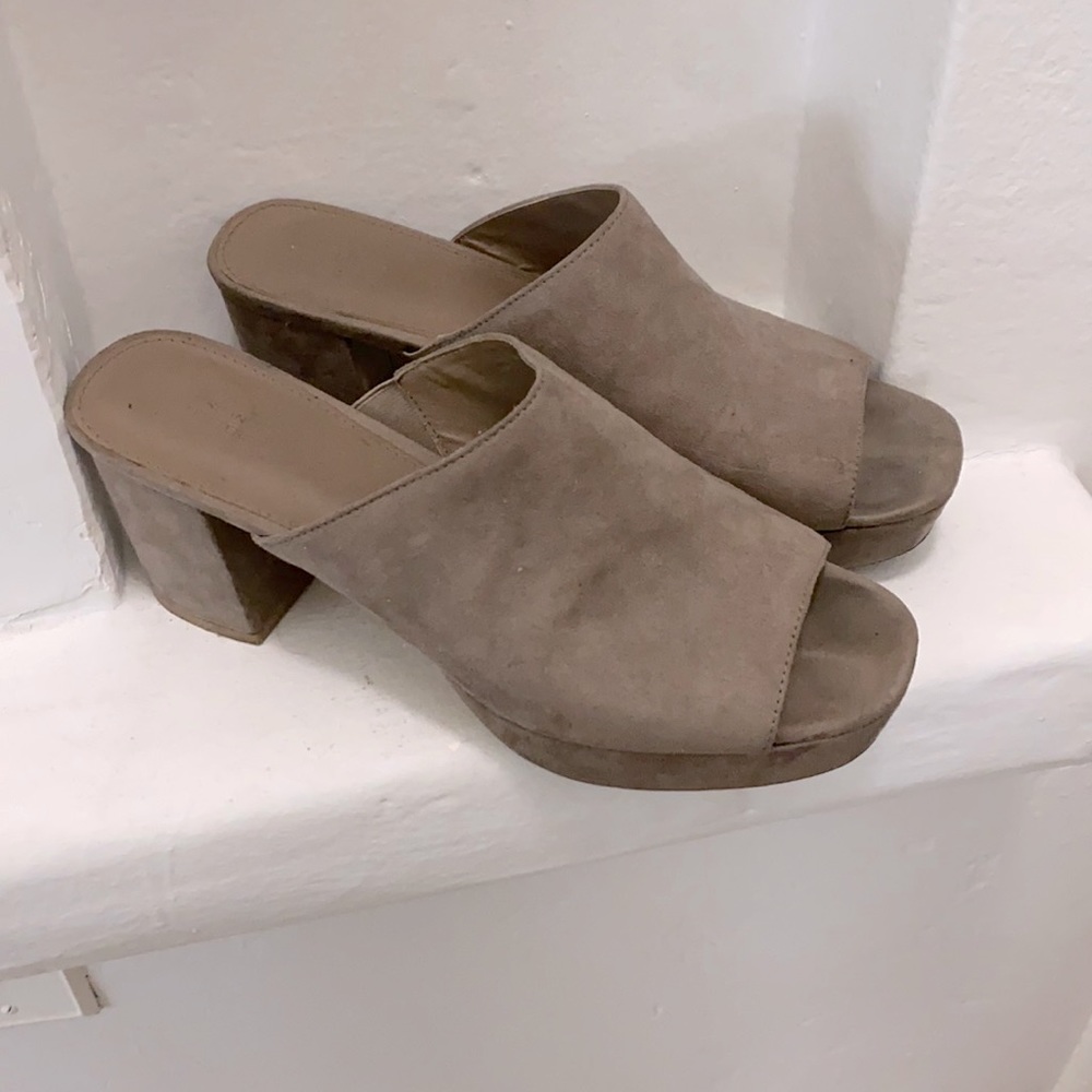 Velvet heels